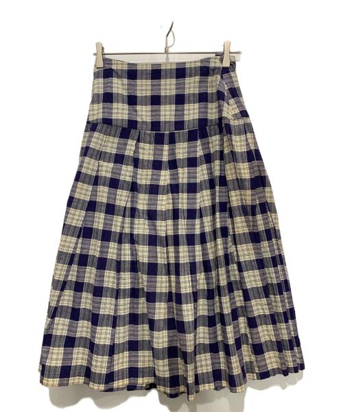 ROBE DE CHAMBRE COMME DES GARCONS（ローブドシャンブル コムデギャルソン）ROBE DE CHAMBRE COMME DES GARCONS (ローブドシャンブル コムデギャルソン) セットアップ ブルー×ホワイト サイズ:FREEの古着・服飾アイテム