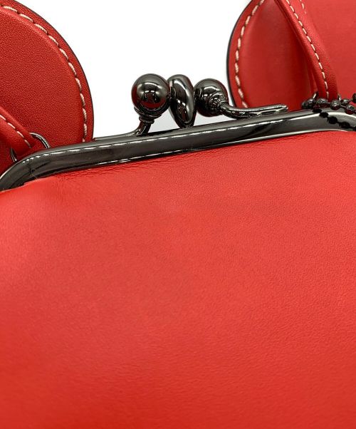 COACH（コーチ）COACH (コーチ) Disney (ディズニー) ハンドバッグ レッドの古着・服飾アイテム