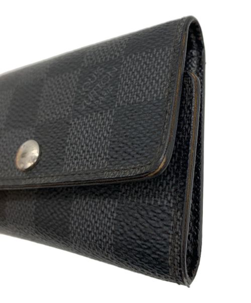 LOUIS VUITTON（ルイ ヴィトン）LOUIS VUITTON (ルイ ヴィトン) キーケース ミュルティクレ6 ブラックの古着・服飾アイテム