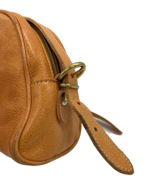 IL BISONTE（イル ビゾンテ）IL BISONTE (イル ビゾンテ) レザーショルダーバッグ ブラウンの古着・服飾アイテム