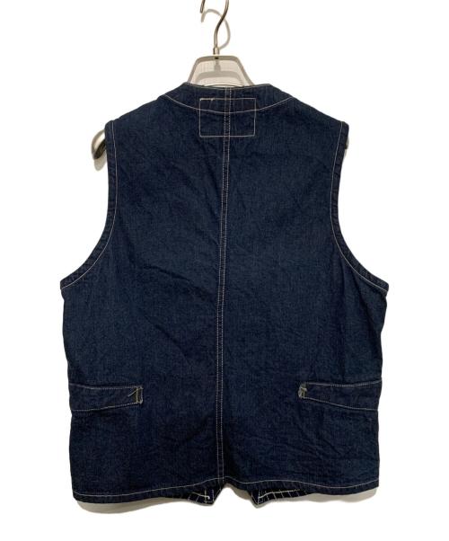 SUGAR CANE（シュガーケーン）SUGAR CANE (シュガーケーン) ワークベスト ネイビー サイズ:Mの古着・服飾アイテム