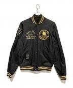 POLO RALPH LAURENポロ・ラルフローレン）の古着「リバーシブルバーシティジャケット」｜ブラック