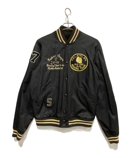 POLO RALPH LAUREN（ポロ・ラルフローレン）POLO RALPH LAUREN (ポロ・ラルフローレン) リバーシブルバーシティジャケット ブラック サイズ:Mの古着・服飾アイテム