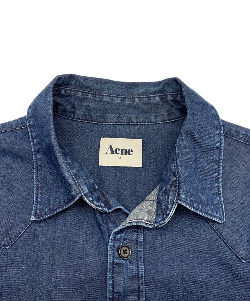 Acne（アクネ）Acne (アクネ) デニムシャツ インディゴ サイズ:XLの古着・服飾アイテム