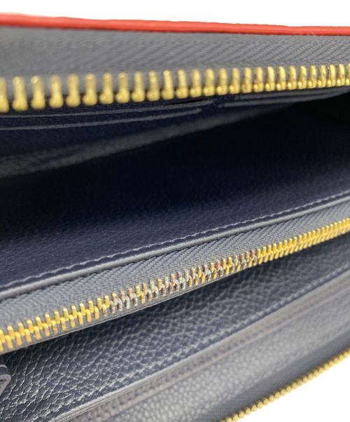 LOUIS VUITTON（ルイ ヴィトン）LOUIS VUITTON (ルイ ヴィトン) モノグラム・アンプラント　ジッピー ウォレット マリーヌルージュの古着・服飾アイテム
