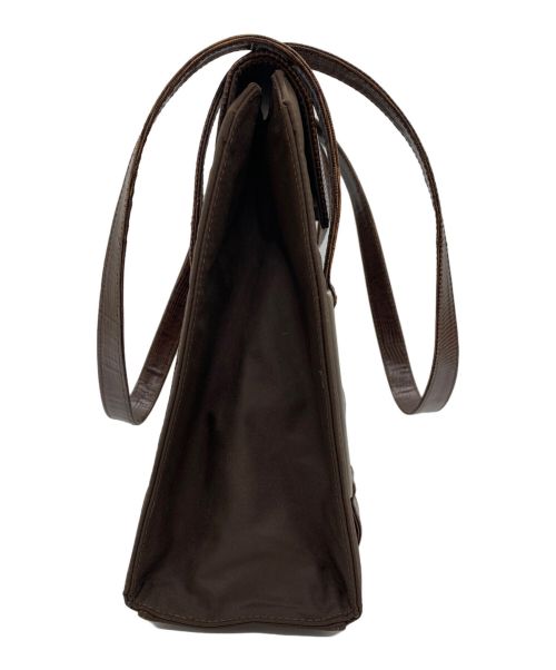 GIANNI VERSACE（ジャンニ・ヴェルサーチ）GIANNI VERSACE (ジャンニヴェルサーチ) ショルダーバッグ ブラウンの古着・服飾アイテム