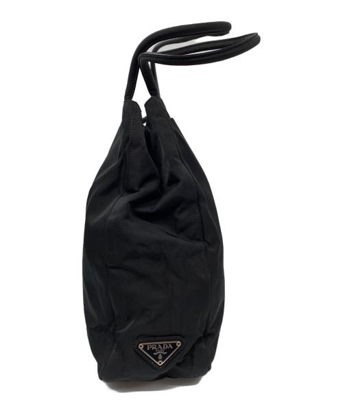 PRADA（プラダ）PRADA (プラダ) ナイロンハンドバッグ ブラックの古着・服飾アイテム