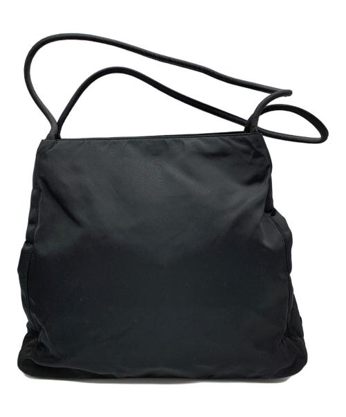 PRADA（プラダ）PRADA (プラダ) ナイロンハンドバッグ ブラックの古着・服飾アイテム