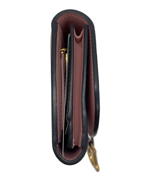 Christian Dior（クリスチャン ディオール）Christian Dior (クリスチャン ディオール) サドルスリムウォレット ピンクの古着・服飾アイテム