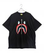 A BATHING APEアベイシングエイプ）の古着「シャークプリントTシャツ」｜ブラック