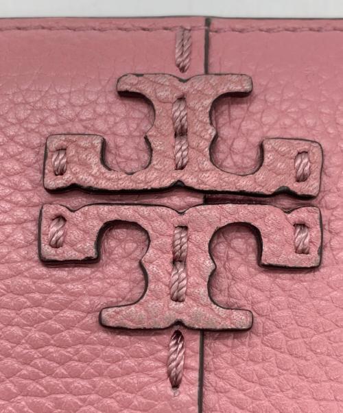TORY BURCH（トリーバーチ）TORY BURCH (トリーバーチ) マックグロー バイフォールド ウォレット ピンクの古着・服飾アイテム