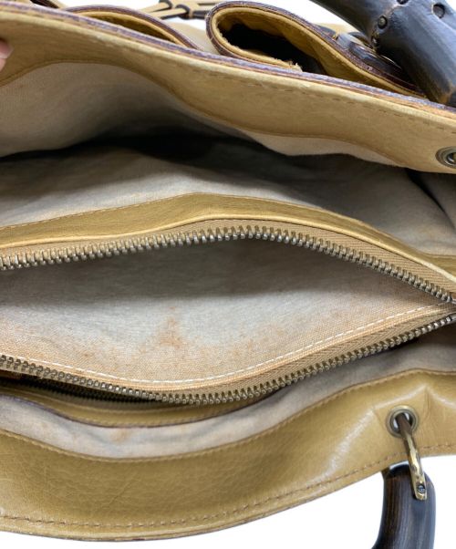 GUCCI（グッチ）GUCCI (グッチ) ハンドバッグ ブラウンの古着・服飾アイテム