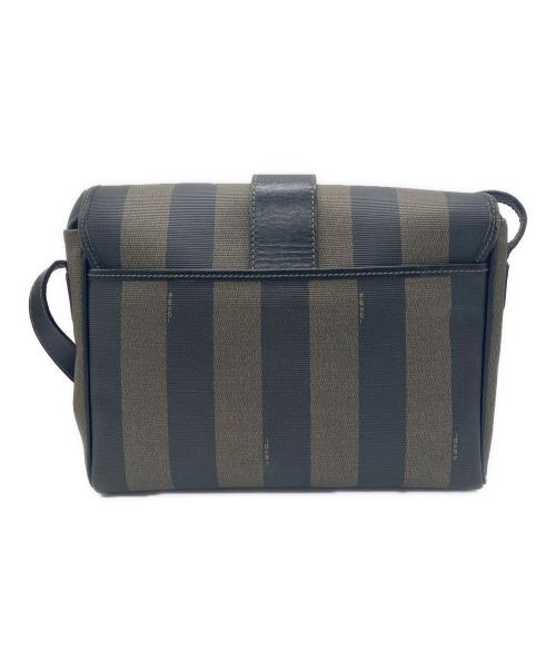 FENDI（フェンディ）FENDI (フェンディ) ペカン　ショルダーバッグ ブラウン×ブラックの古着・服飾アイテム