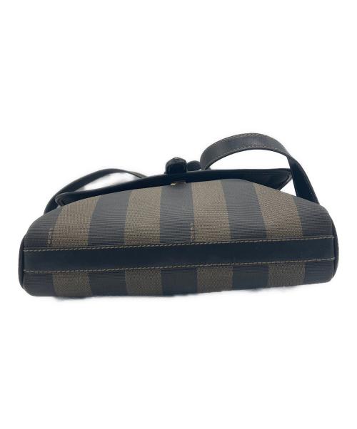 FENDI（フェンディ）FENDI (フェンディ) ペカン　ショルダーバッグ ブラウン×ブラックの古着・服飾アイテム