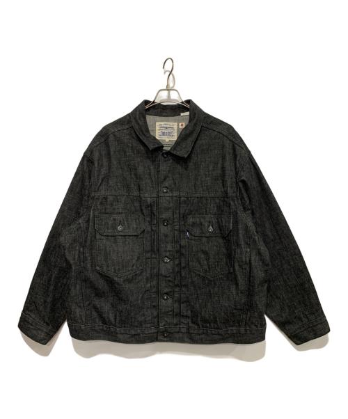 LEVI'S（リーバイス）LEVI'S (リーバイス) ブラックデニムトラッカージャケット ブラック サイズ:XLの古着・服飾アイテム