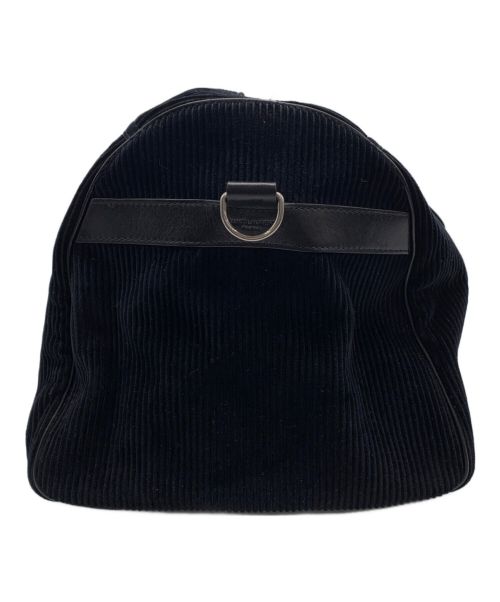 Saint Laurent Paris（サンローランパリ）Saint Laurent Paris (サンローランパリ) コーデュロイダッフルバッグ ブラックの古着・服飾アイテム