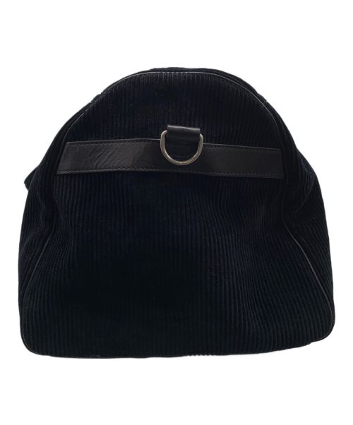 Saint Laurent Paris（サンローランパリ）Saint Laurent Paris (サンローランパリ) コーデュロイダッフルバッグ ブラックの古着・服飾アイテム