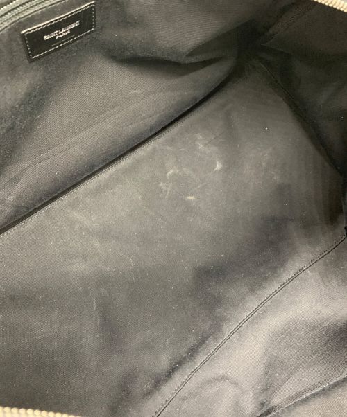 Saint Laurent Paris（サンローランパリ）Saint Laurent Paris (サンローランパリ) コーデュロイダッフルバッグ ブラックの古着・服飾アイテム