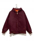 UNIVERSAL OVERALLユニバーサルオーバーオール）の古着「ダックジャケット」｜ワインレッド
