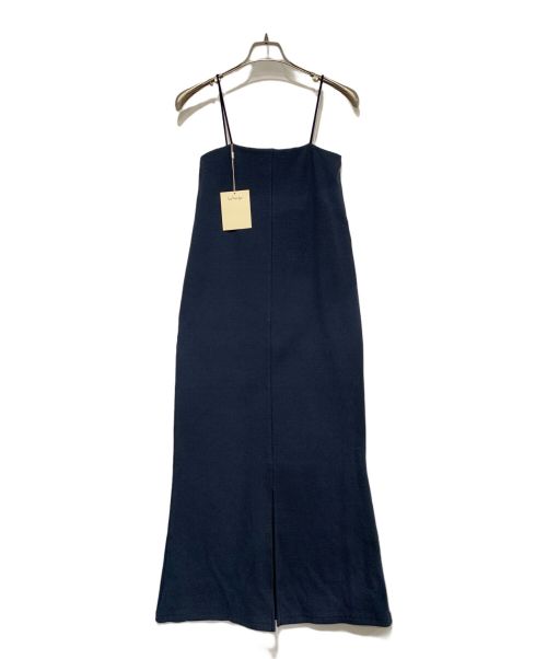 Sea Room lynn（シールームリン）Sea Room Lynn (シールームリン) パッドin RIB mermaidラインドレス ネイビー サイズ:S 未使用品の古着・服飾アイテム