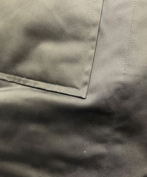 ENFOLD（エンフォルド）ENFOLD (エンフォルド) ベビーサテンステンカラーフレアコート ブラック サイズ:SIZE36の古着・服飾アイテム