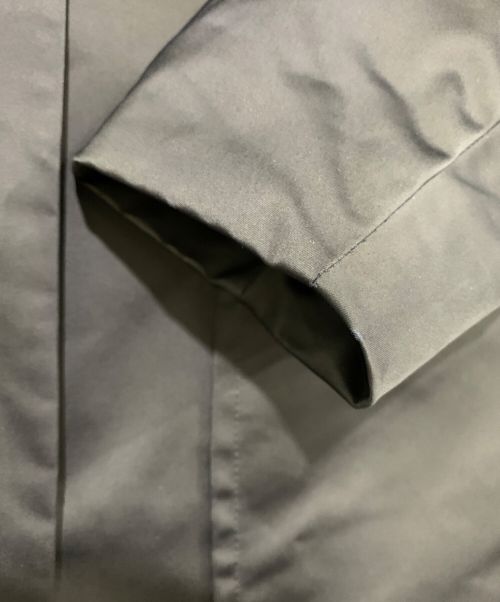 ENFOLD（エンフォルド）ENFOLD (エンフォルド) ベビーサテンステンカラーフレアコート ブラック サイズ:SIZE36の古着・服飾アイテム