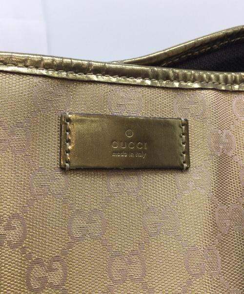 GUCCI（グッチ）GUCCI (グッチ) トートバッグ ベージュ×ピンクの古着・服飾アイテム