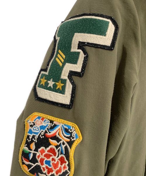 FREEDOMDAY（フリーダムデイ）FREEDOMDAY (フリーダムデイ) ミリタリーダウンジャケット カーキ サイズ:XSの古着・服飾アイテム