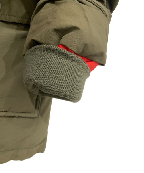 FREEDOMDAY（フリーダムデイ）FREEDOMDAY (フリーダムデイ) ミリタリーダウンジャケット カーキ サイズ:XSの古着・服飾アイテム