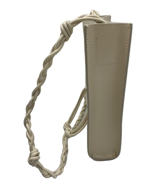 JIL SANDER（ジルサンダー）JIL SANDER (ジルサンダー) タングルショルダーバッグ アイボリーの古着・服飾アイテム