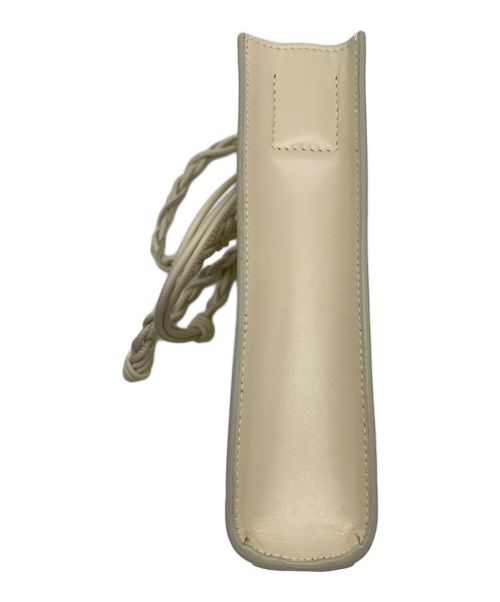 JIL SANDER（ジルサンダー）JIL SANDER (ジルサンダー) タングルショルダーバッグ アイボリーの古着・服飾アイテム