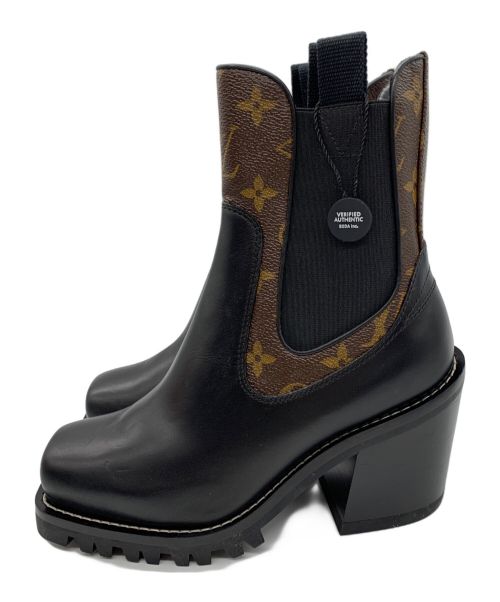 LOUIS VUITTON（ルイ ヴィトン）LOUIS VUITTON (ルイ ヴィトン) サイドゴアブーツ ブラック サイズ:SIZE35の古着・服飾アイテム