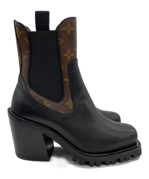 LOUIS VUITTON（ルイ ヴィトン）LOUIS VUITTON (ルイ ヴィトン) サイドゴアブーツ ブラック サイズ:SIZE35の古着・服飾アイテム