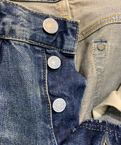 Hysteric Glamour（ヒステリックグラマー）Hysteric Glamour (ヒステリックグラマー) ダメージ加工デニムパンツ インディゴ サイズ:SIZE76㎝（W30）の古着・服飾アイテム