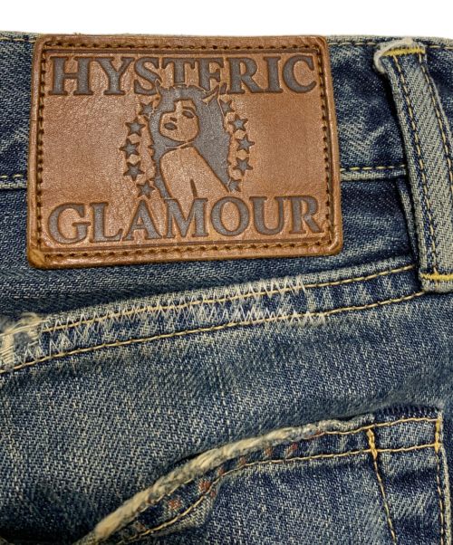 Hysteric Glamour（ヒステリックグラマー）Hysteric Glamour (ヒステリックグラマー) ダメージ加工デニムパンツ インディゴ サイズ:SIZE76㎝（W30）の古着・服飾アイテム
