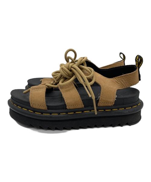 Dr.Martens（ドクターマーチン）Dr.Martens (ドクターマーチン) ナルティラ レースアップサンダル ブラック×ブラウン サイズ:4UKの古着・服飾アイテム