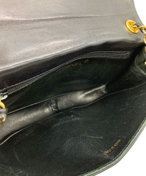 CHANEL（シャネル）CHANEL (シャネル) チェーンショルダーバッグ ブラックの古着・服飾アイテム