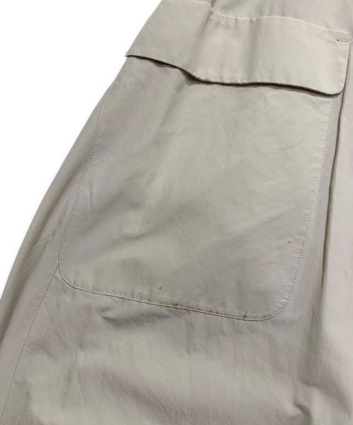 MaxMara（マックスマーラ）MaxMara (マックスマーラ) ナイロンスカート ホワイト サイズ:SIZE36の古着・服飾アイテム