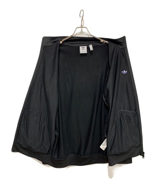 adidas（アディダス）ADIDAS (アディダス) トラックジャケット ブラック×パープル サイズ:Mの古着・服飾アイテム