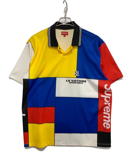 SUPREME（シュプリーム）Supreme (シュプリーム) サッカーポロシャツ マルチカラー サイズ:Lの古着・服飾アイテム