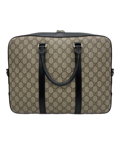 グッチ　ビジネスバッグ 中古・古着通販】GUCCI (グッチ) ビジネスバッグ ブラウン｜ブランド