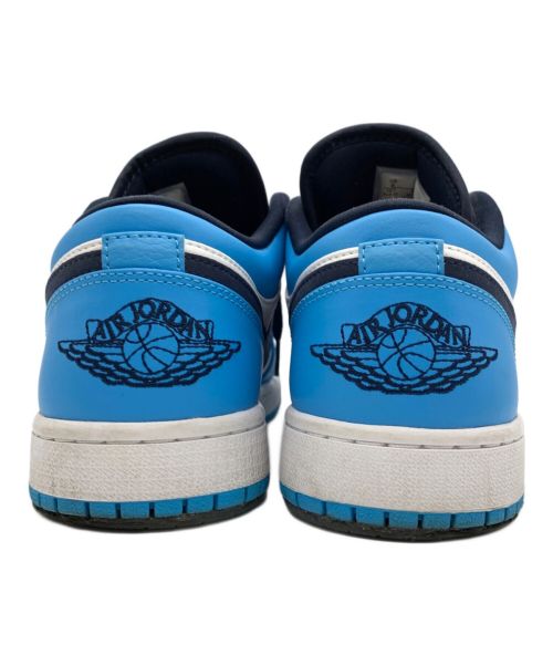 NIKE（ナイキ）NIKE (ナイキ) AIR JORDAN1 LOW ホワイト×ブルー サイズ:26cmの古着・服飾アイテム