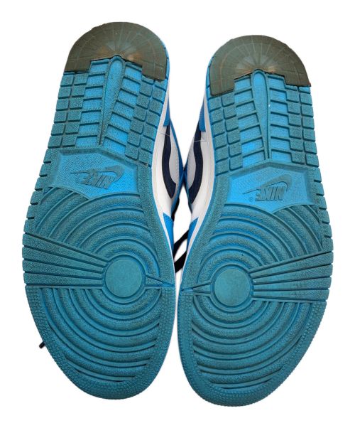 NIKE（ナイキ）NIKE (ナイキ) AIR JORDAN1 LOW ホワイト×ブルー サイズ:26cmの古着・服飾アイテム