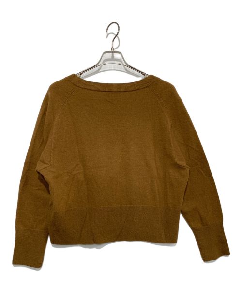 WHISTLES（ホイッスルズ）whistles (ホイッスルズ) Vネックカシミヤニット ブラウン サイズ:Sの古着・服飾アイテム