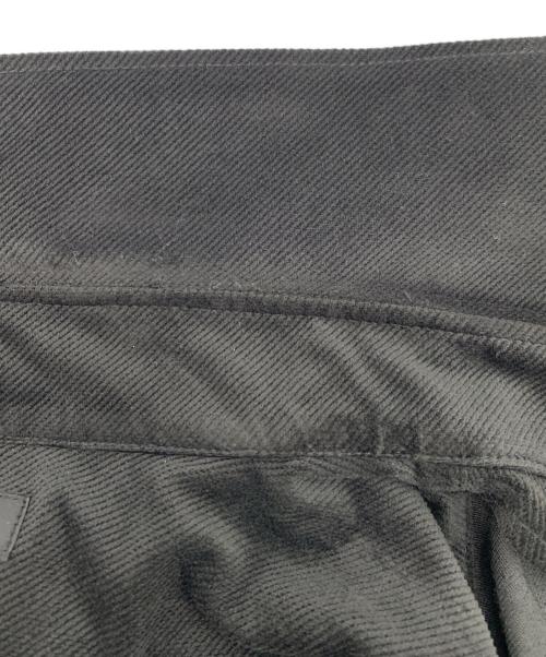 MICHEL KLEIN（ミッシェルクラン）MICHEL KLEIN (ミッシェルクラン) トリコットベロア長袖シャツ ブラック サイズ:51の古着・服飾アイテム