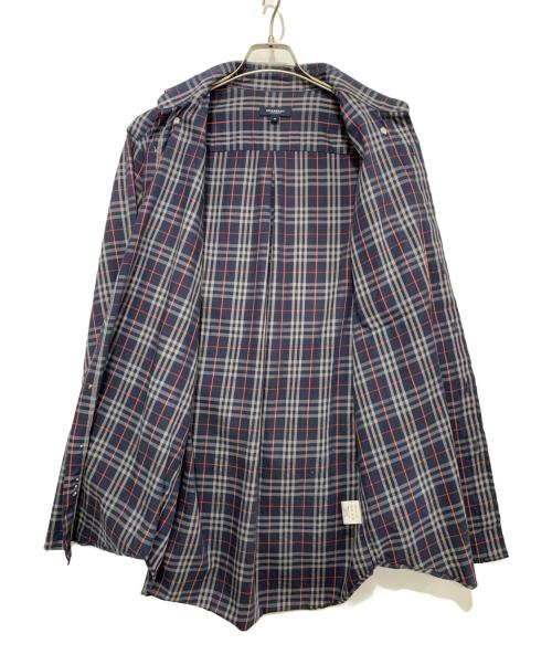 BURBERRY LONDON（バーバリーロンドン）BURBERRY LONDON (バーバリーロンドン) ボタンダウンシャツ ネイビー サイズ:Mの古着・服飾アイテム