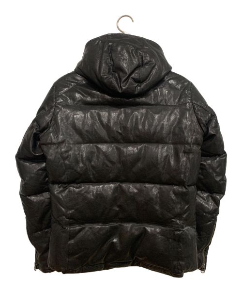 JOURNAL STANDARD（ジャーナルスタンダード）JOURNAL STANDARD (ジャーナル スタンダード) レザーダウンジャケット ブラック サイズ:Mの古着・服飾アイテム