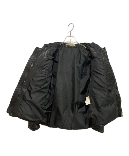 JOURNAL STANDARD（ジャーナルスタンダード）JOURNAL STANDARD (ジャーナル スタンダード) レザーダウンジャケット ブラック サイズ:Mの古着・服飾アイテム