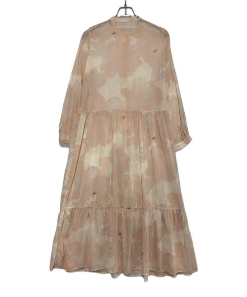 Ameri（アメリ）AMERI (アメリ) 蜂柄シアーワンピース ピンク サイズ:Mの古着・服飾アイテム