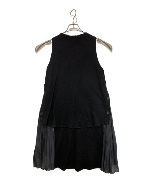 MULLER（ミューラー）MULLER (ミューラー) ノースリーブワンピース ブラック サイズ:38の古着・服飾アイテム